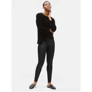 Eileen Fisher Coated Organic Cotton Leggings